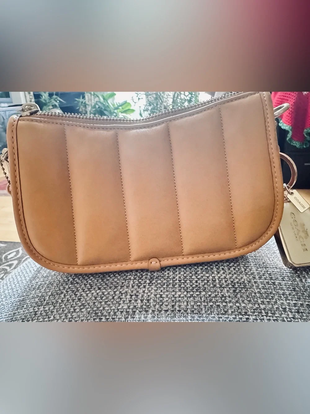 COACH Swinger 20 Shoulder bag made with quilted nappa leather